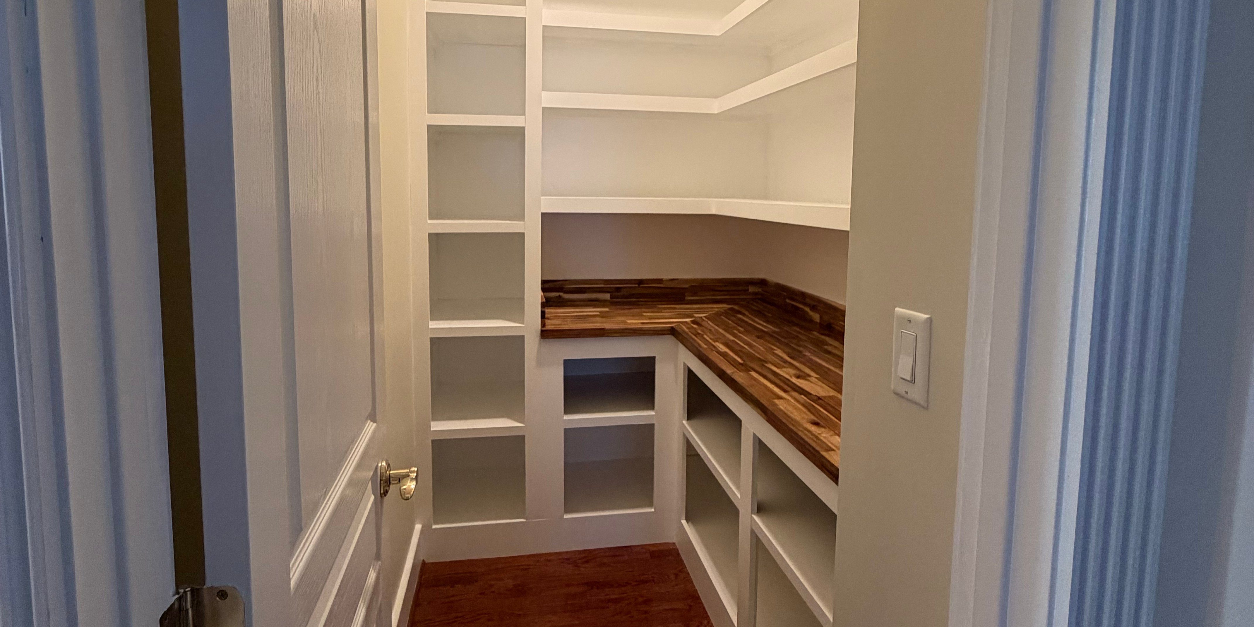 Custom Pantry Build in Fredericksburg Virginia Home